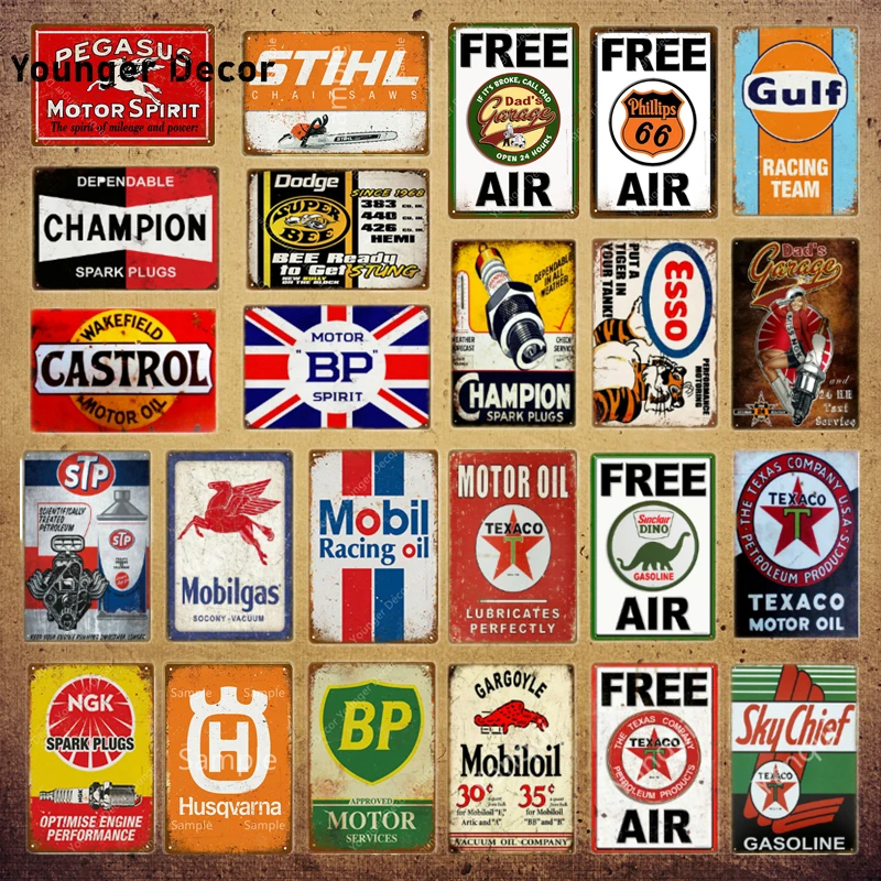 

Винтажные жестяные знаки Texaco Champion для мотора, масла, мотоцикла, автомобиля, покрышки, постер для гаража, магазина, бензина, домашняя металлическая наклейка для украшения стен