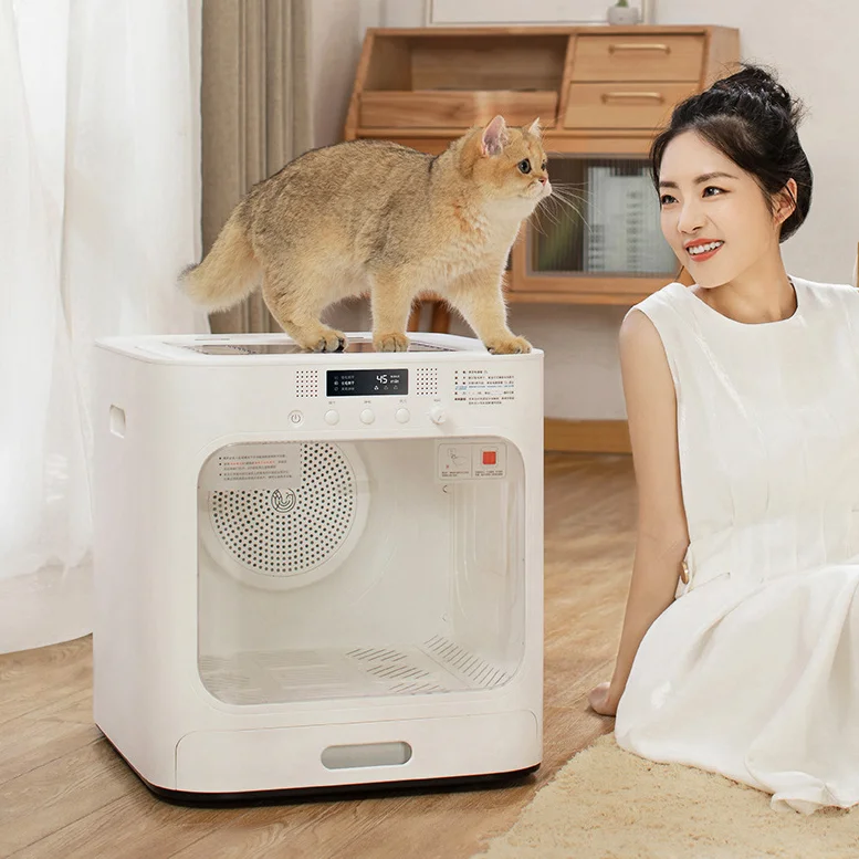 

Automatic Pet Dry Room Professional Constant Temperature Nature Wind Smart Pet Dryer Box Cat Dog Household Pet Dryer