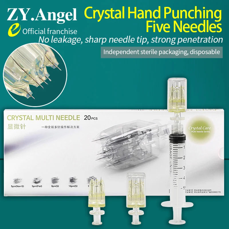 

Crystal Hand Injection Disposable Water Light 5 Five Needle Micro Needle Mosquito Needle 32G Medical Manual Medical Beauty