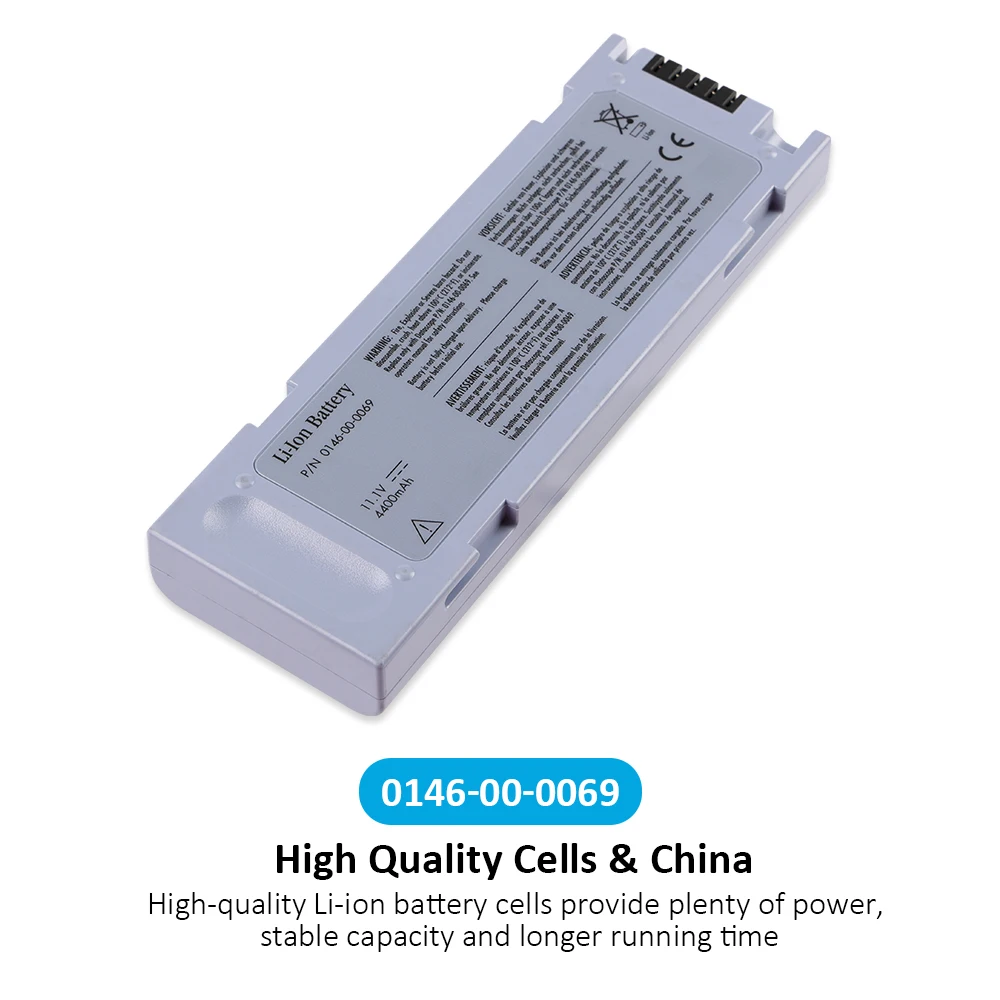 Фото Литий-ионный аккумулятор 0146-00-0069 0146-00-0099 для Mindray Accutorr V, Accutorr Plus, PM7000, PM8000, PM9000, DPM3, DPM4, DPM5, M05-010001-06 №4