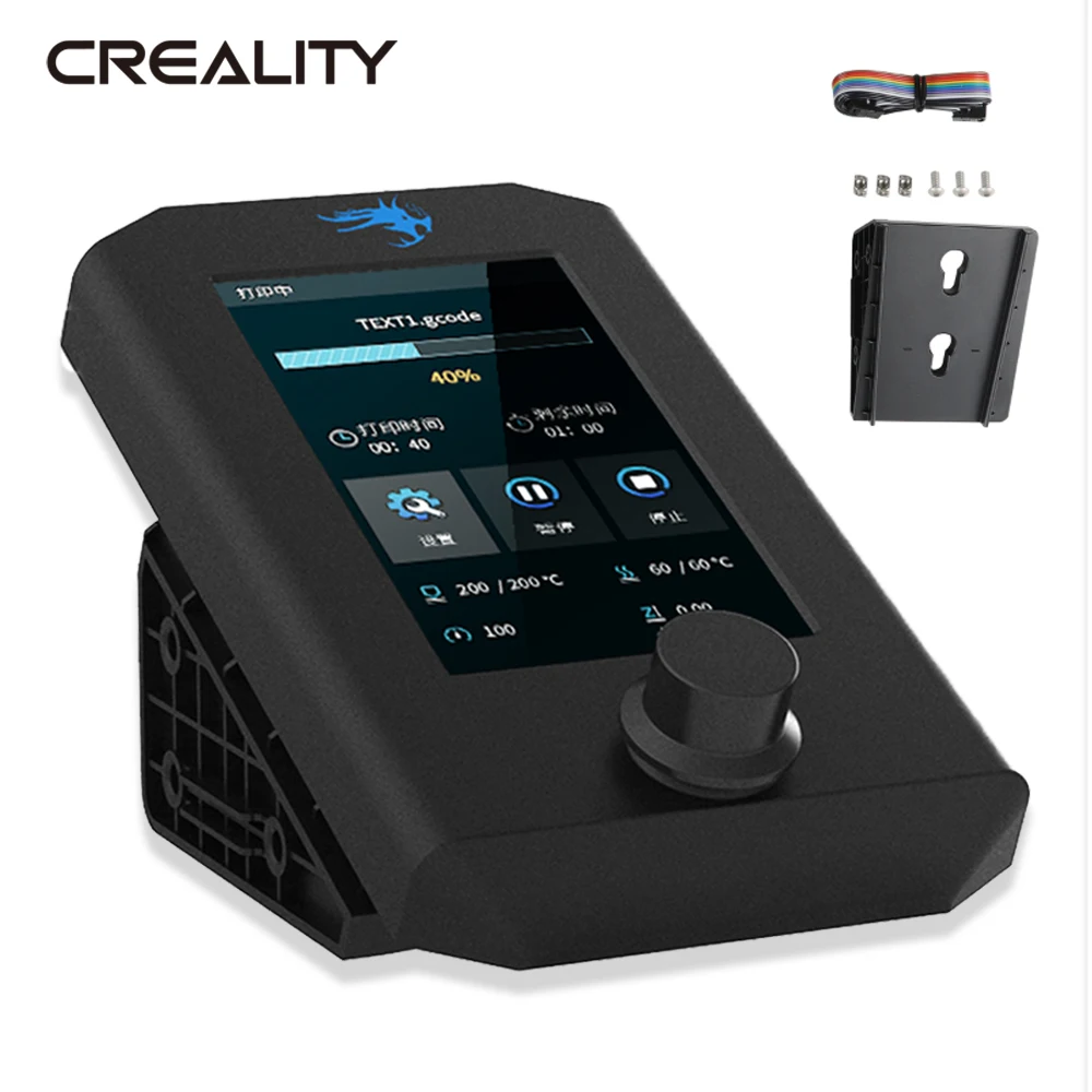 

CREALITY Original Ender-3 V2, цветной HD-дисплей, легкая установка, 24 бит, отличный цветной дисплей, запчасти для 3D-принтера