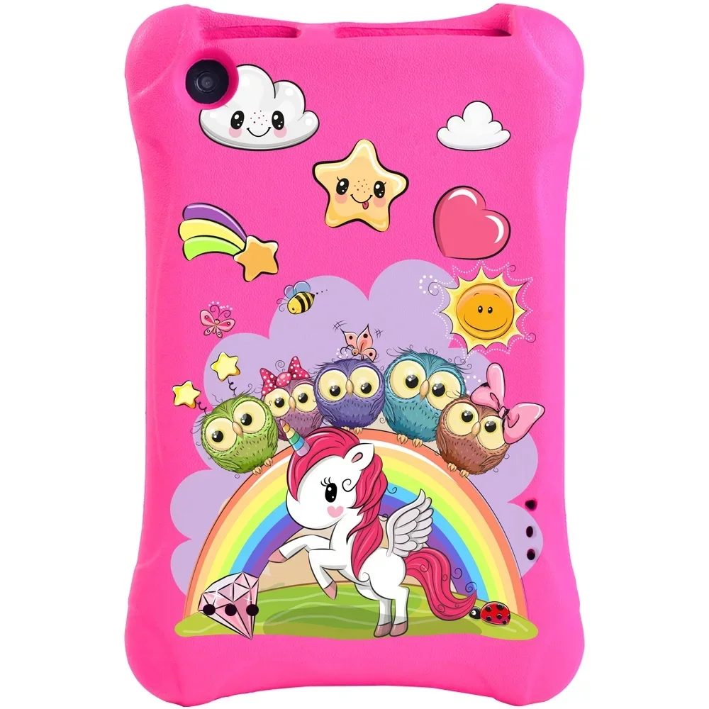 Чехол для планшета Fire 7 (7/5/9th) розовый детский противоударный защитный чехол с