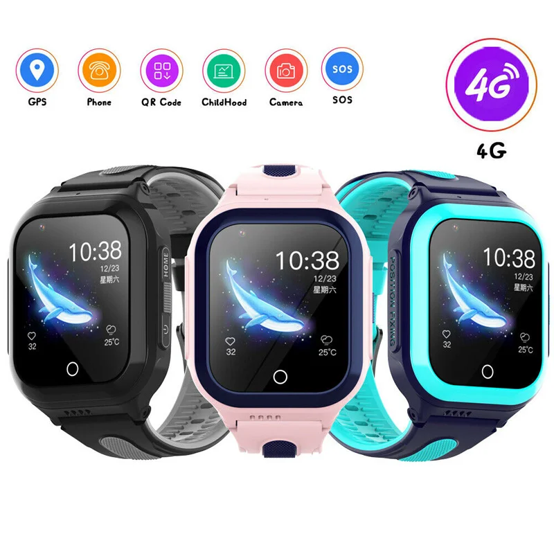 

Детские Смарт-часы с камерой SOS, 4G, SIM, Wi-Fi, GPS