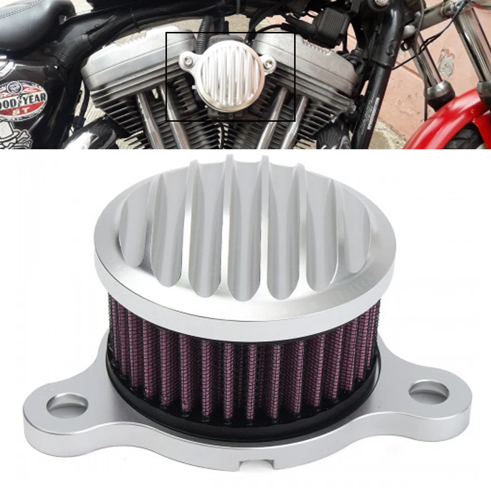

Motorcycle Air Cleaner Intake Filter Core Repalecment Element For Harley Sportster 883 1200 Iron883 XL1200 Accessories