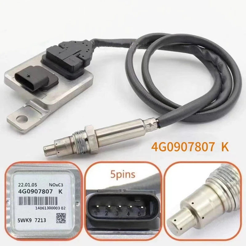 Датчик кислорода 4G0907807K Nox азот 4G0907807AD для A6 4G2 C7 4GC 4GH A7 4GA 4GF 3 0 TDI