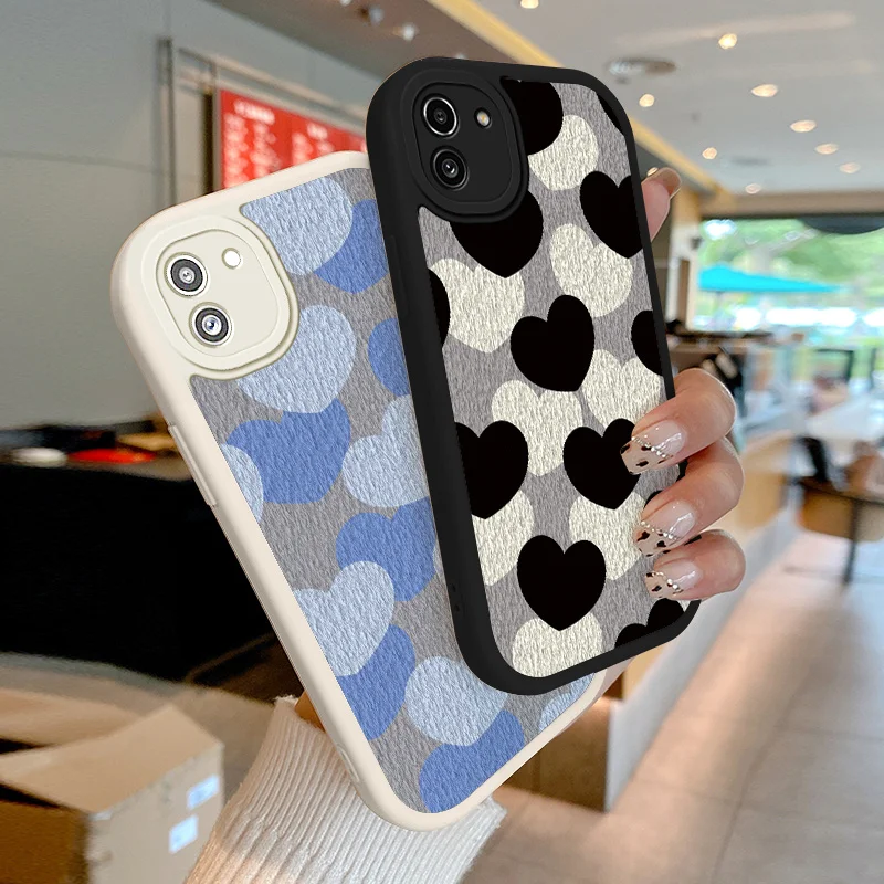 

Black and White Love Case for Samsung Galaxy A03 A03S A10S A11 M12 India A12 Nacho A12S A13 A20S A21S A22 A23 A30 F12 M22 M32