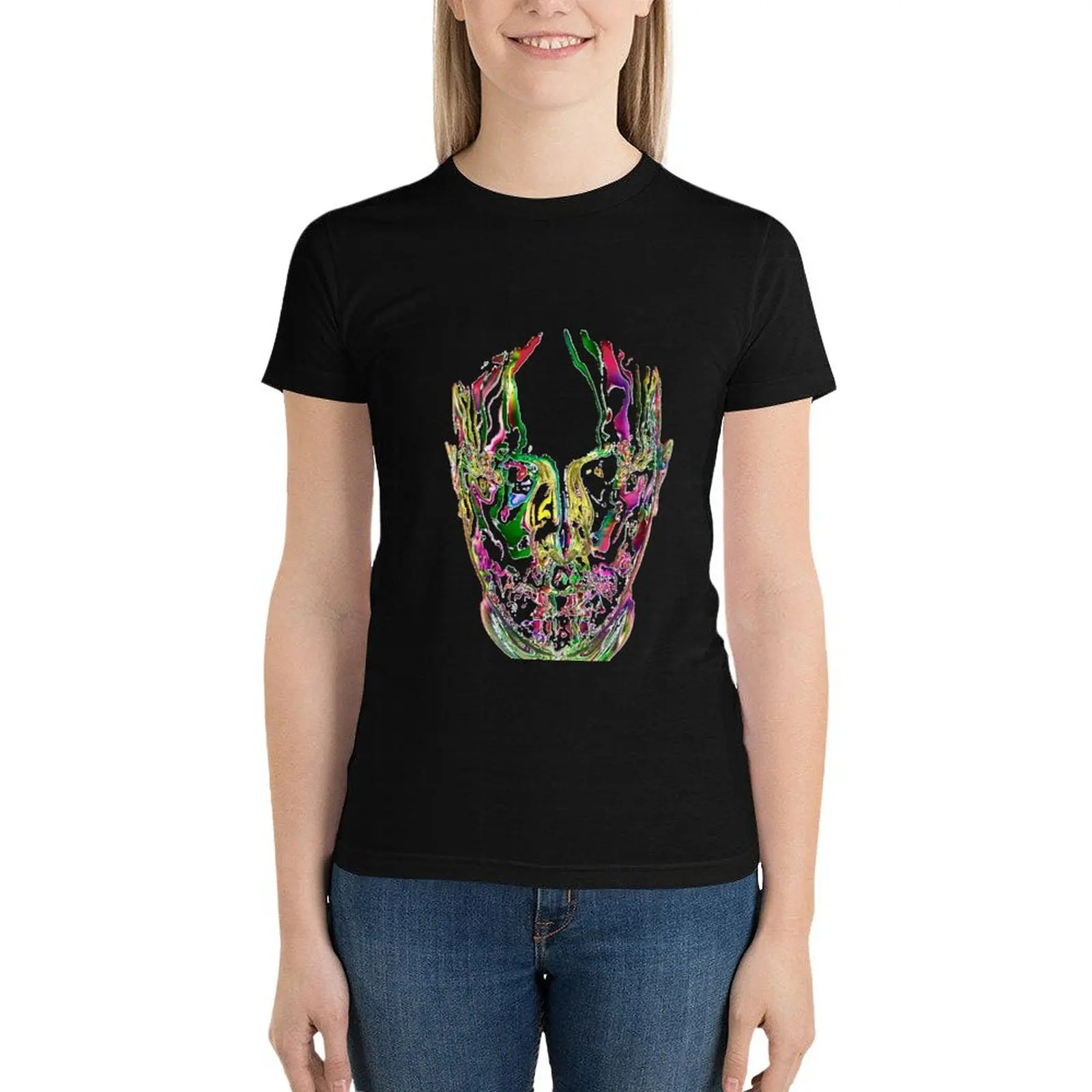 Футболка женская свободного кроя с рисунком