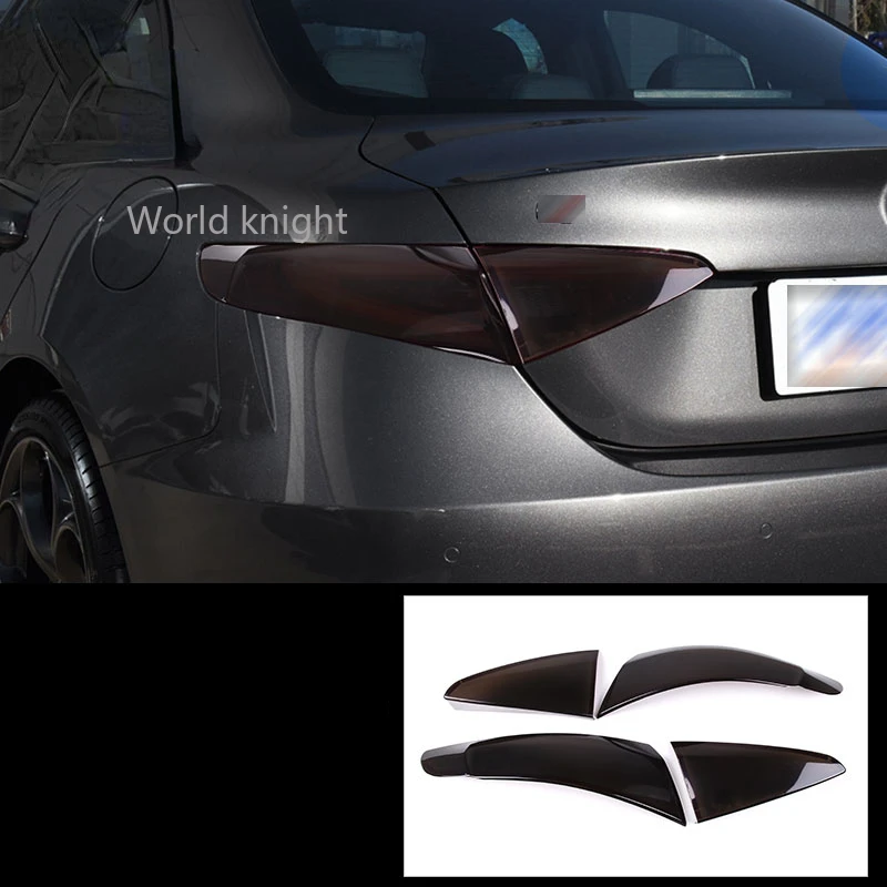 

For 2017-2022 Alfa Romeo Giulia 952 ABS Car Tail Light Cover Brake Indicator Reversing Light Cover Exterior Details Accessories