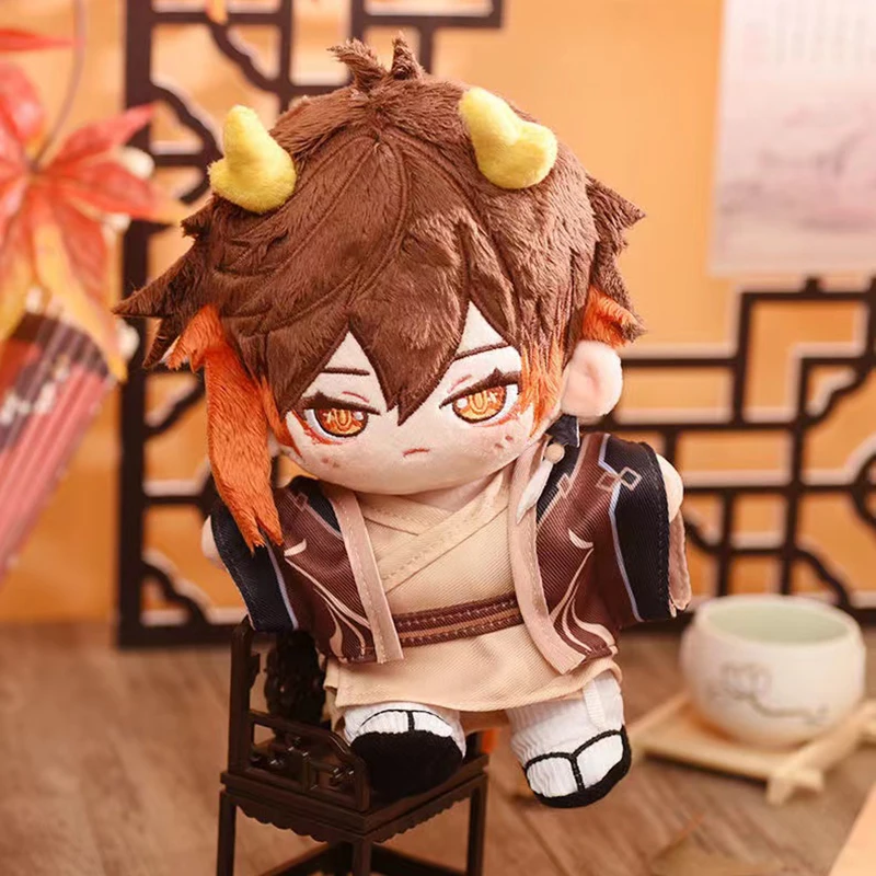 

Sunsyea Genshin Impact Merch 20 см, плюшевая кукла Liyue Harbor Series Zhongli Hutao Xiao