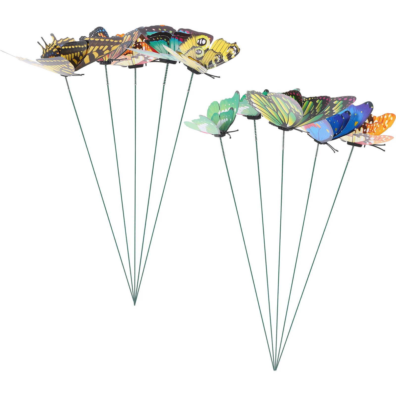 

10 шт., декоративные садовые бабочки