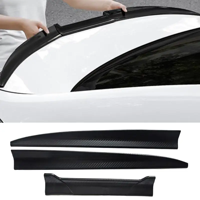 Подходит для большинства автомобилей спойлер на заднее крыло трехступенчатое