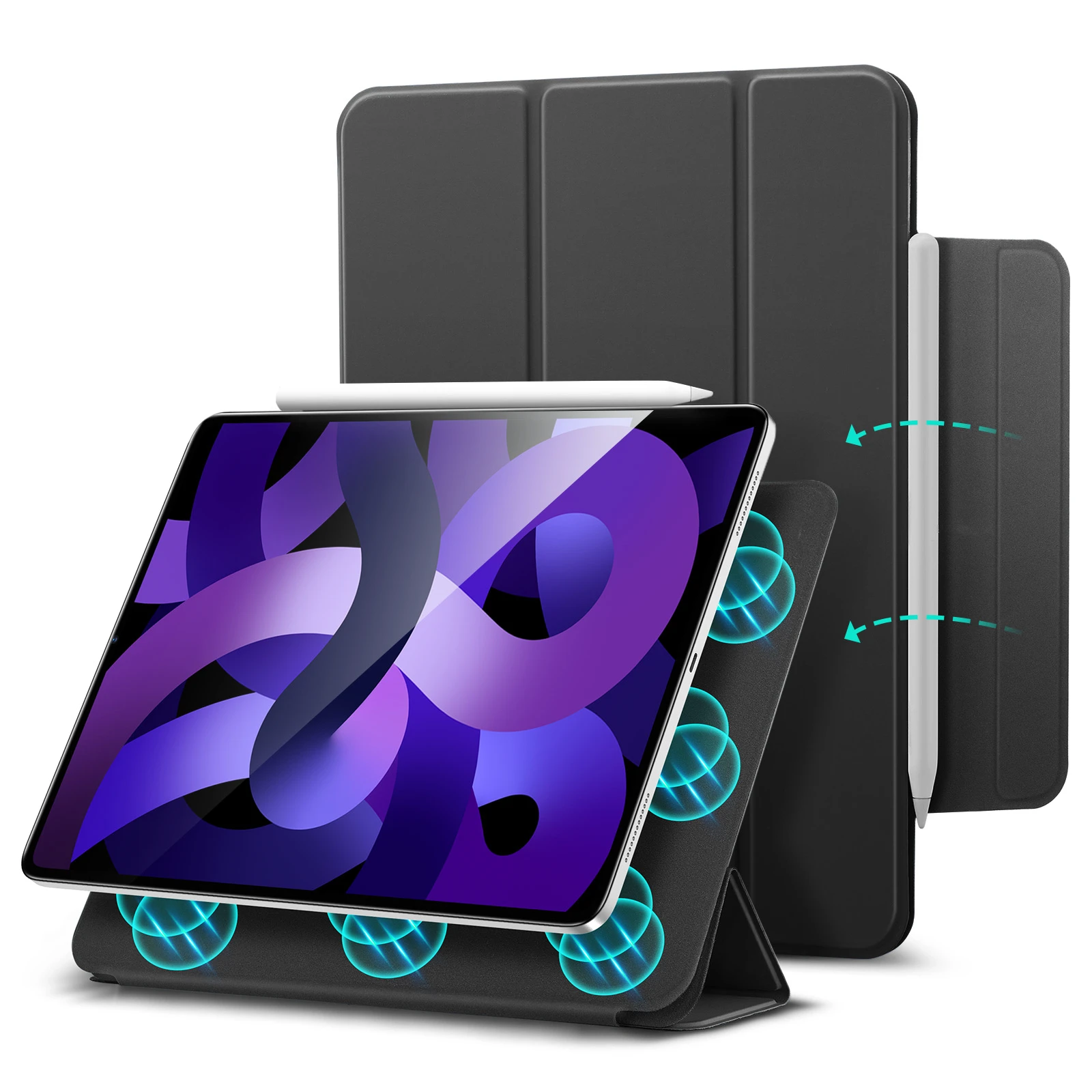 

Чехол для iPad Pro 11 12,9 дюйма 2020, безопасный магнитный Смарт-Чехол для iPad Pro 11 12,9 дюйма, чехол с держателем для карандашей 2-го поколения