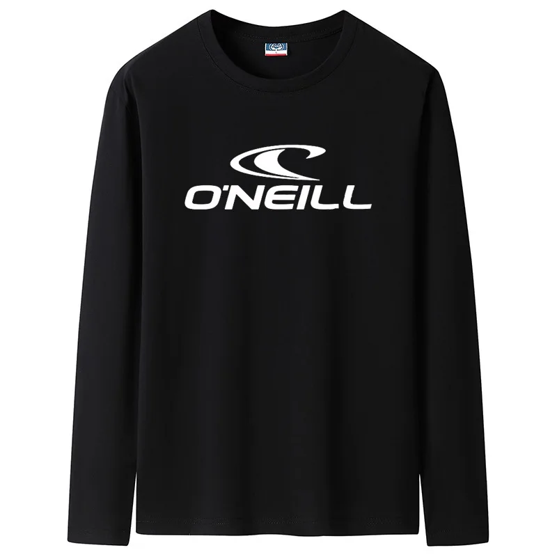 

ONeil Men Long Sleeve T-shirts Autumn Male Simple Design Solid Basic Self-cultivation Soft Cozy High Quality All-match Fashion