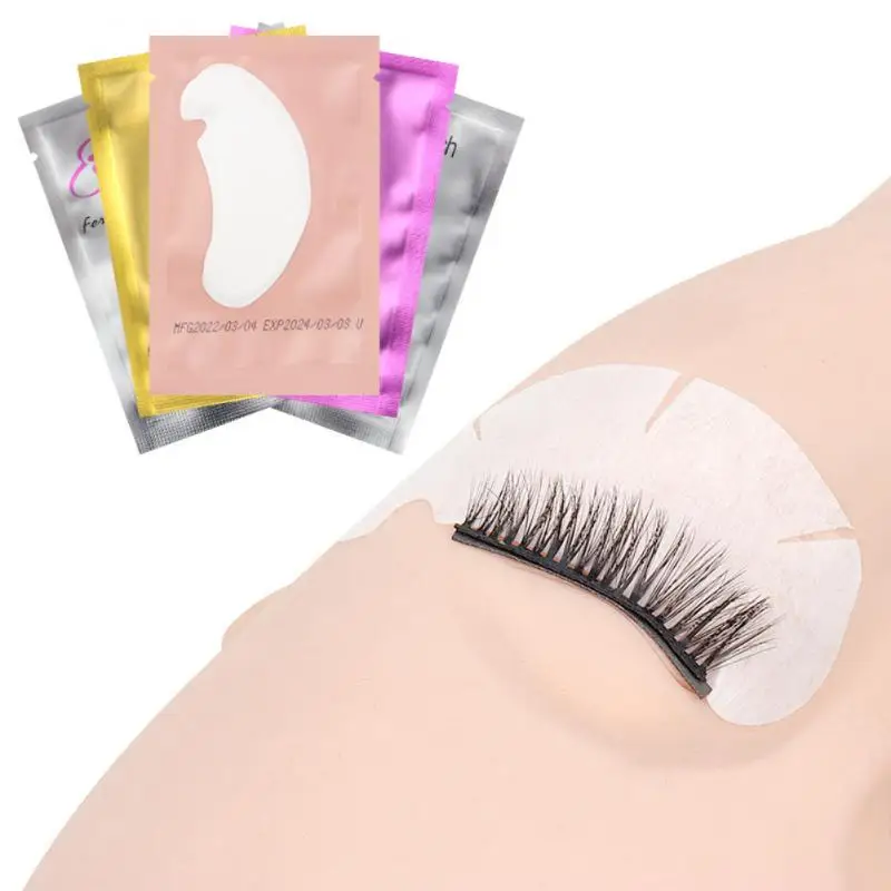 

50 Pairs Patches For Building Hydrogel EyePads Eyelash Extension Paper Stickers Lint Free Under Eye Pads Makeup Supplies