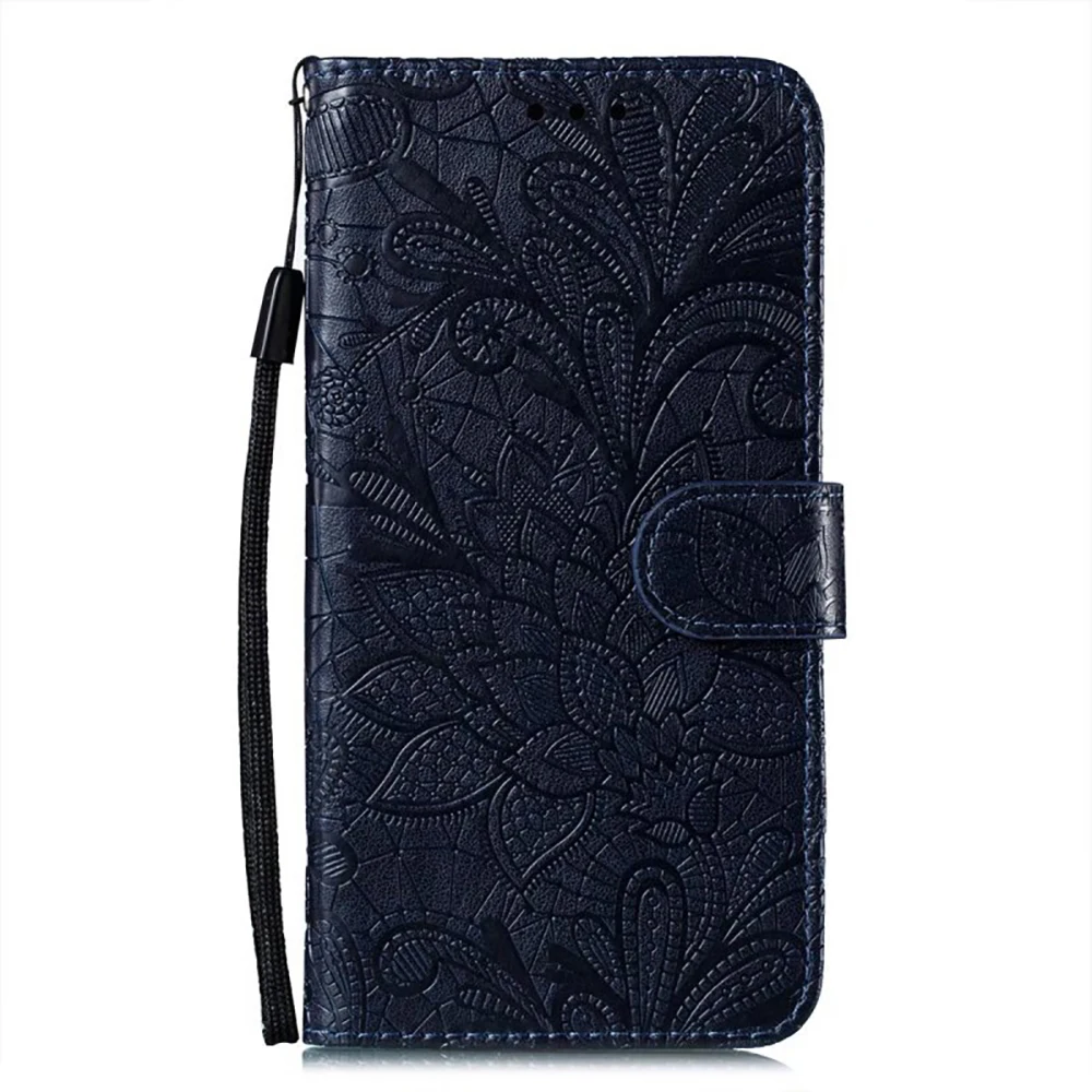 Фото Для SAMSUNG S25 ULTRA PLUS 24 23 22 21 20 FE Роскошный чехол с кружевным цветочным узором и откидной крышкой, высококачественный чехол для телефона Sense of Design №5