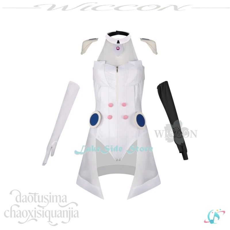 Костюм для косплея Минэцуки Рицу из аниме-игры BanG Dream, наряд для выступления на сцене, белый комбинезон, боди, парик, для Хэллоуина и вечеринок (art.: 3920dc9fdb010) - 3920dc9fdb010