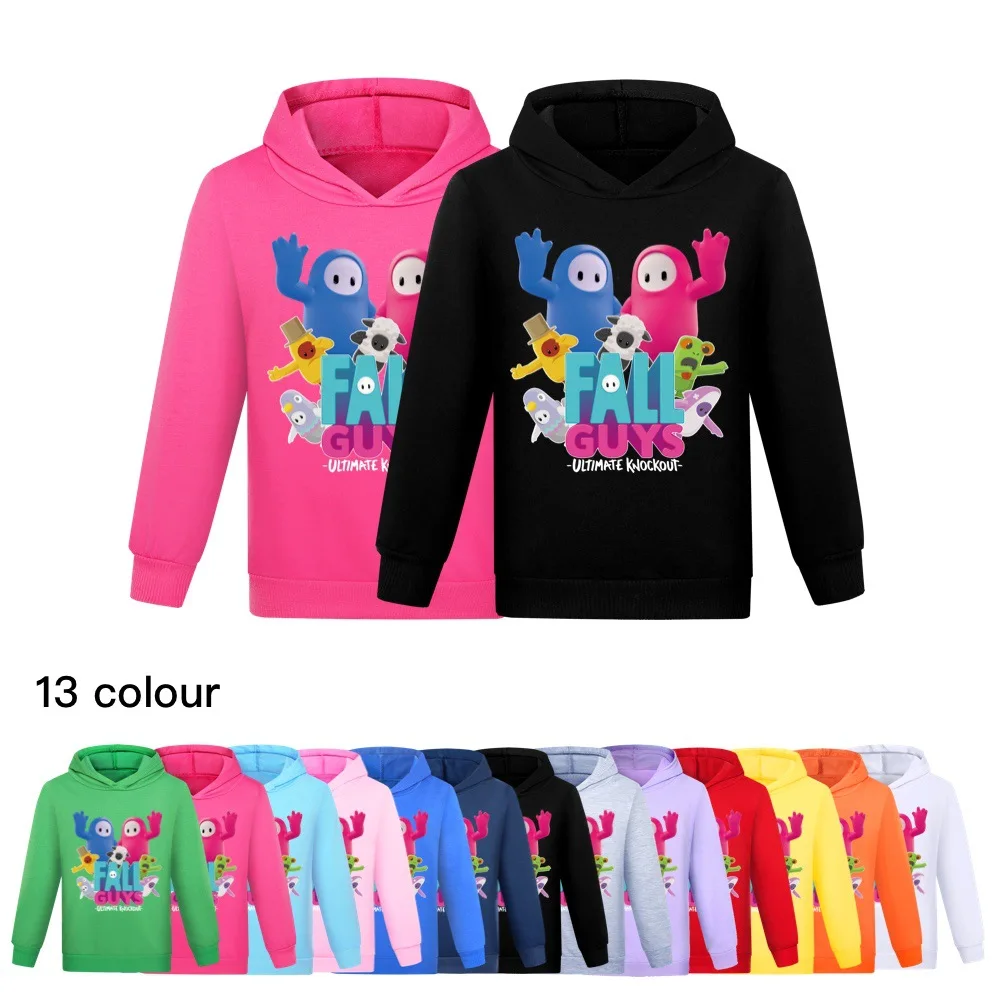 

Fall Guy Kids Clothes Boys Cotton Hooded T Shirt Girls Spring Sweatshirt Baby T-shirts Toddlers Fashion Tops for 10 Years 8T 6t