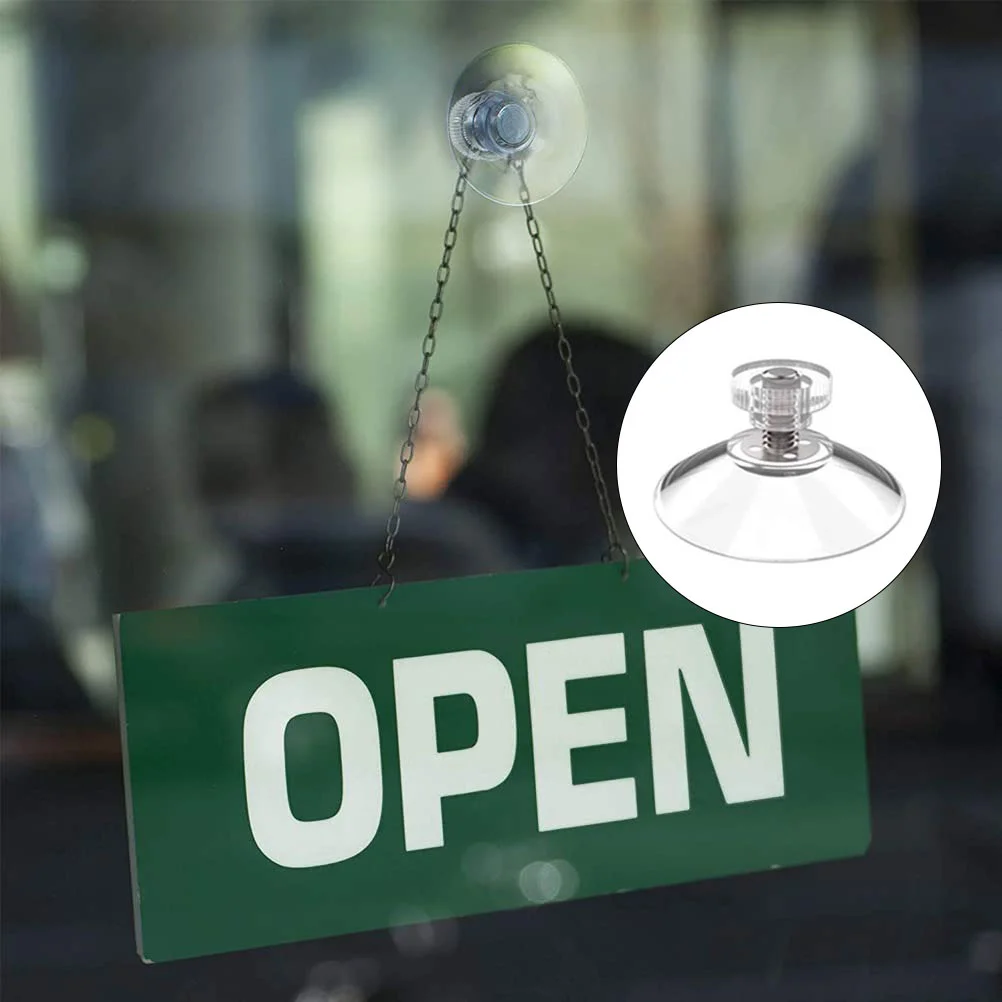 

10 Pcs Screw Transparent Suction Cup Towel Hook Removable Hooks Vacuum Coat Hanger Reusable Robe Pvc Wall