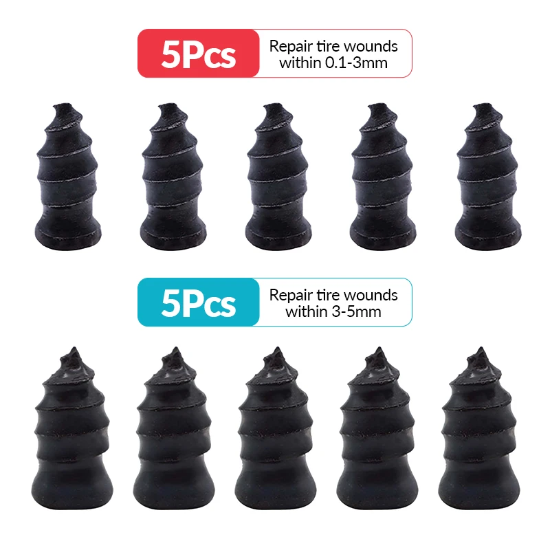 Набор резиновых гвоздей для ремонта вакуумных шин, инструмент для ремонта проколов шин для колес, автомобилей, мотоциклов, скутеров, велосипедов, Детский комплект