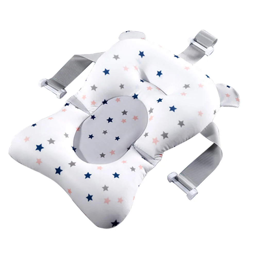 

1Pc Baby Bath Seat Support Shower Floating Pad Bathtub Sling Bath Cradle