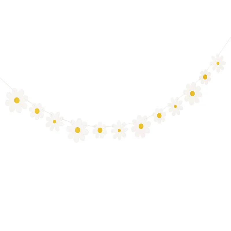 

Бумажный баннер с цветами маргариток WEIGAO