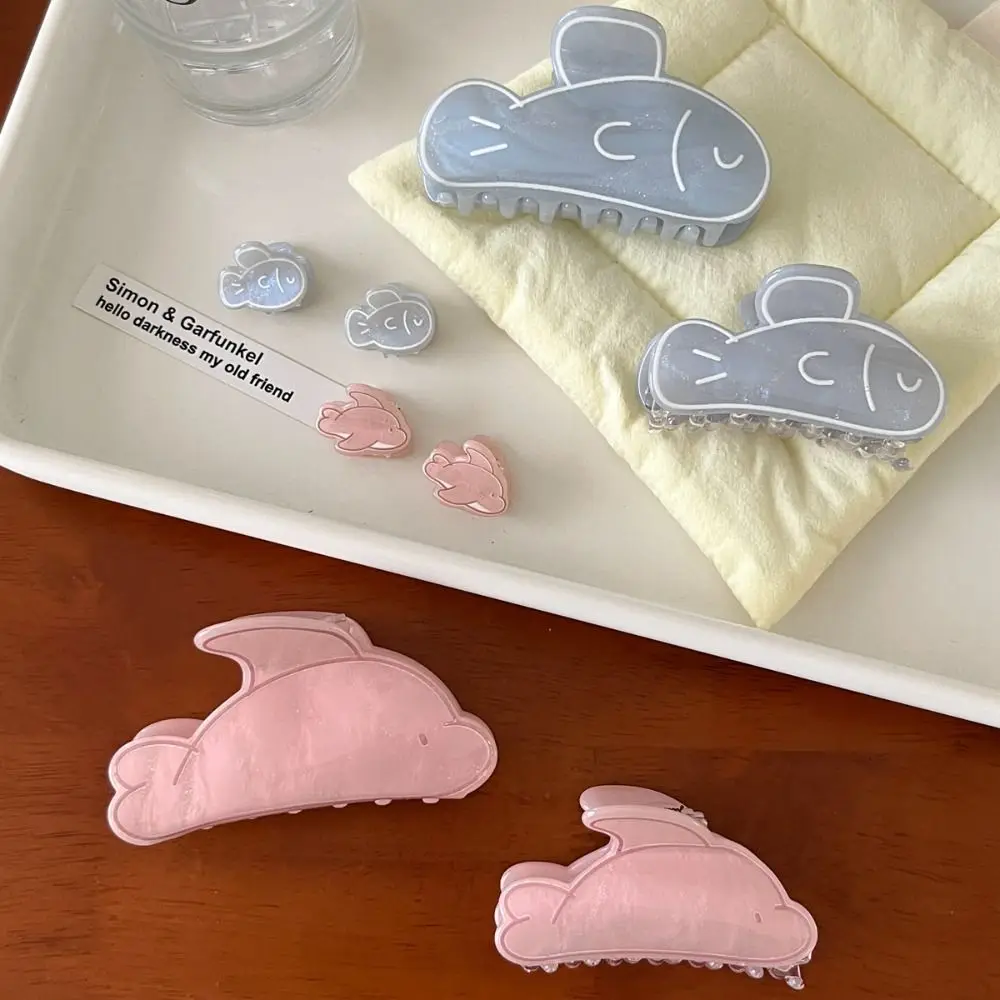 

Fish Dolphin Hair Claw Creative Shiny Cartoon Ocean Animal Plastic Wash Face