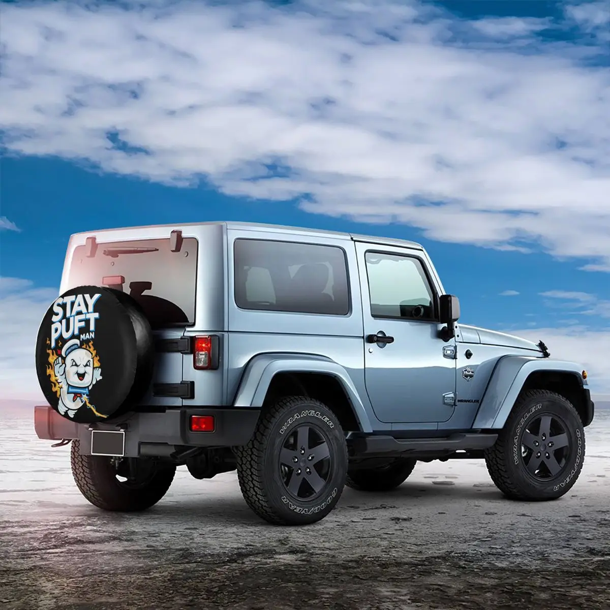 Обложка для запасной шины Ghostbusters Stay-Puft Marshmallow Man аксессуары Jeep Hummer комикс