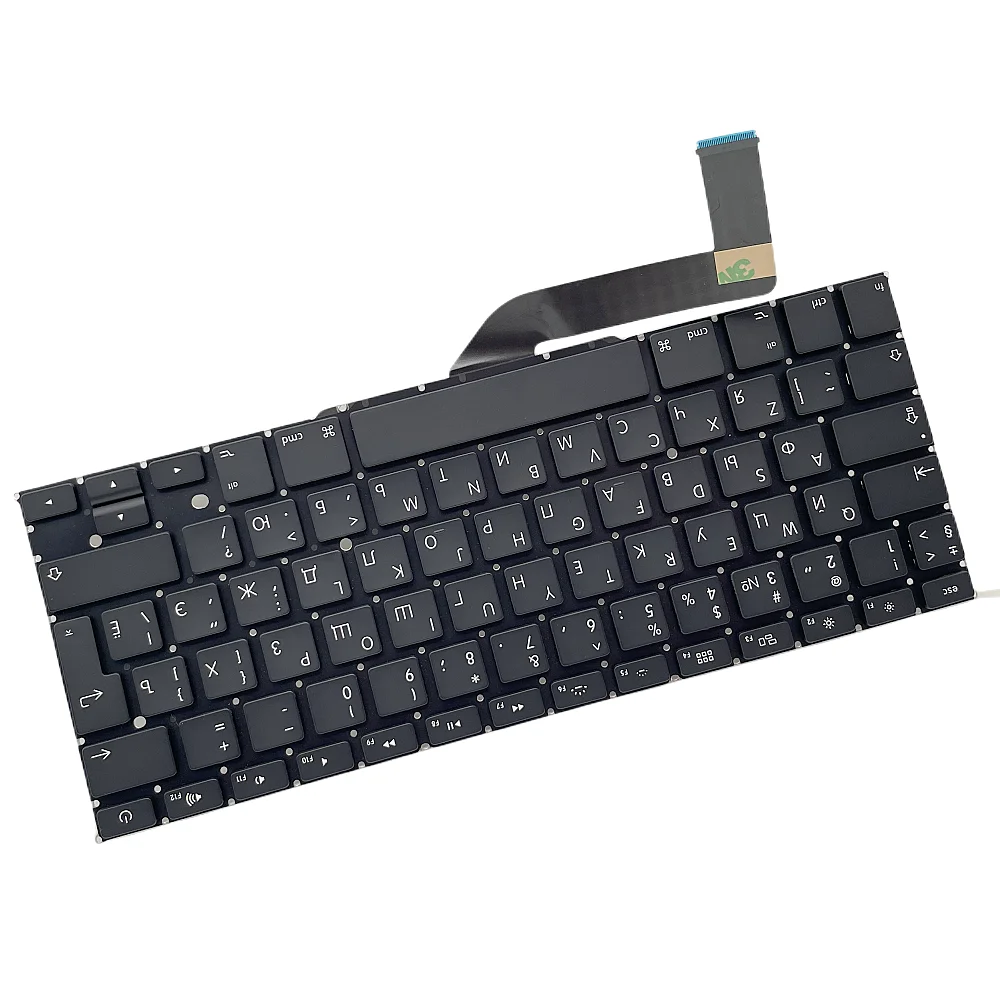 A1398 Клавиатура Русская Россия RU раскладка для Macbook Pro Retina 15 дюймов 2012-2015 EMC 2910 2909 2881