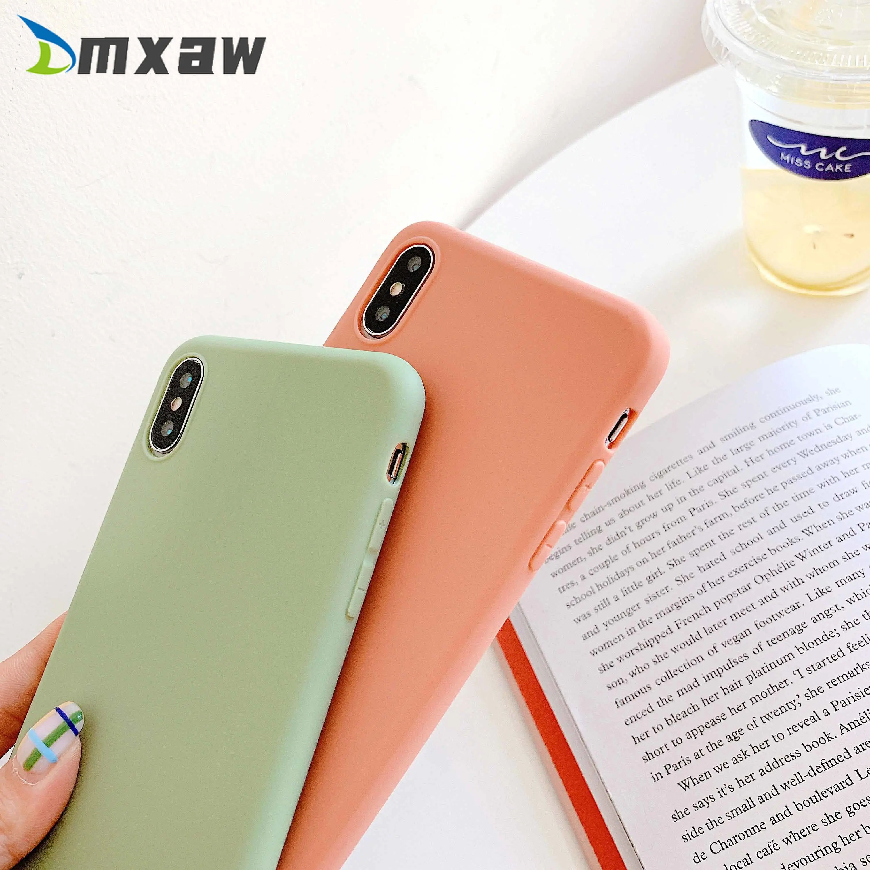 Чехол для Samsung Galaxy Note 20 Ultra 10 Plus 9 8 5 A6 A7 A8 A5 2018 2017 матовый однотонный ярких цветов -