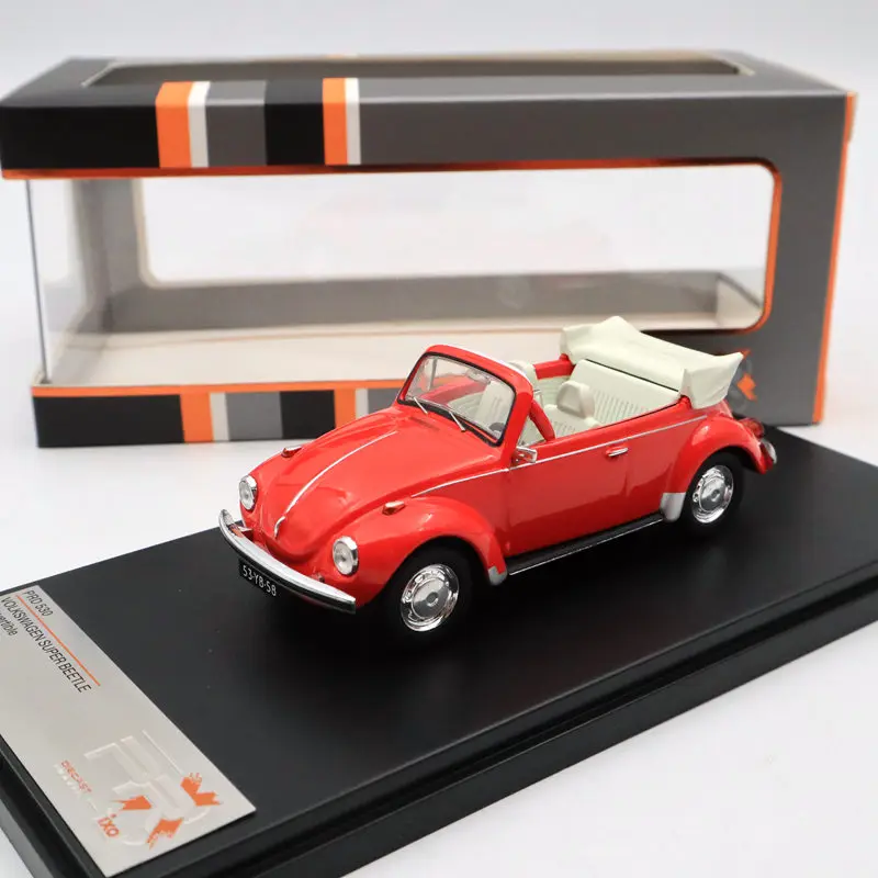 

Premium X 1:43 VW Beetle Convertible Simulation Resin Car Model Toy Collection Ornament Free Shipping