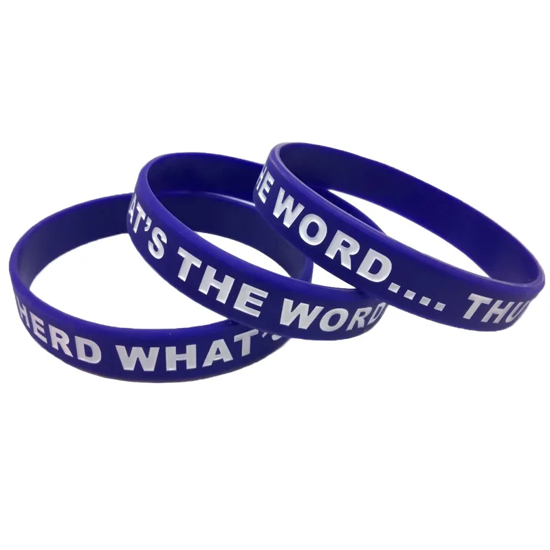 YERLLSOM 500 шт./лот светящийся настраиваемый ремешок на руку силиконовый браслет