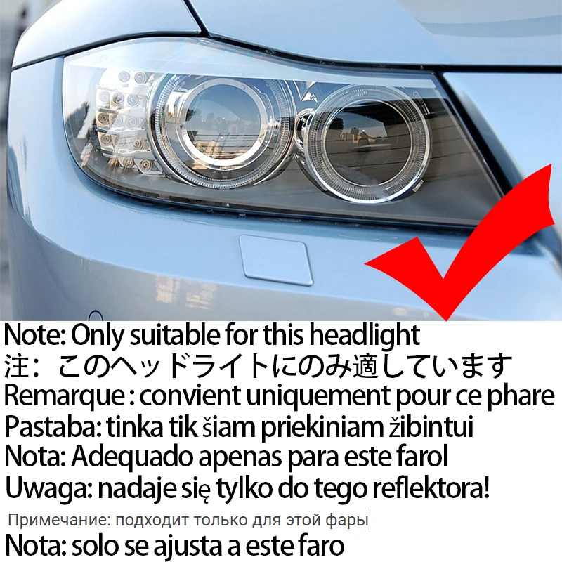 Для BMW 3er E91 E90 LCI 316i 318i 320i 320si 323i 325i 328i 330i Xenon Retrofit DTM M4 Стиль Кристалл глаза ангела