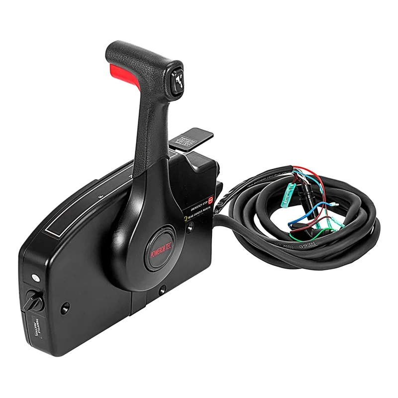 

Outboard Remote Control Box Side Mount Push Open Outboard Motor,Throttle Control for Mercury Outboard Engine 881170A15