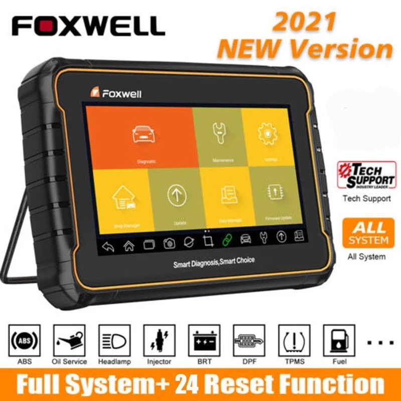 Автомобильный сканер Foxwell GT60 с полной системой OBD2 A/F Oil SRS DPF EPB 24 диагностический