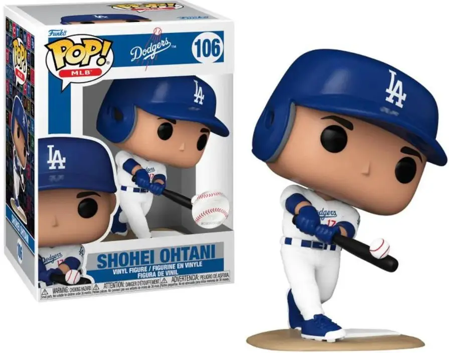 Фото Funko POP MLB LA Dodgers Шохей Отани 105 # 106 # Виниловая фигурка 10 см, коллекционная кукла из ПВХ, игрушка для детей, подарок на день рождения №2