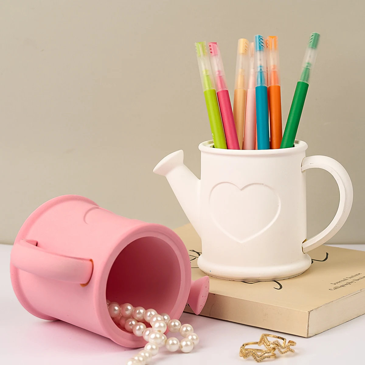 Силиконовая форма для свечей в форме сердца