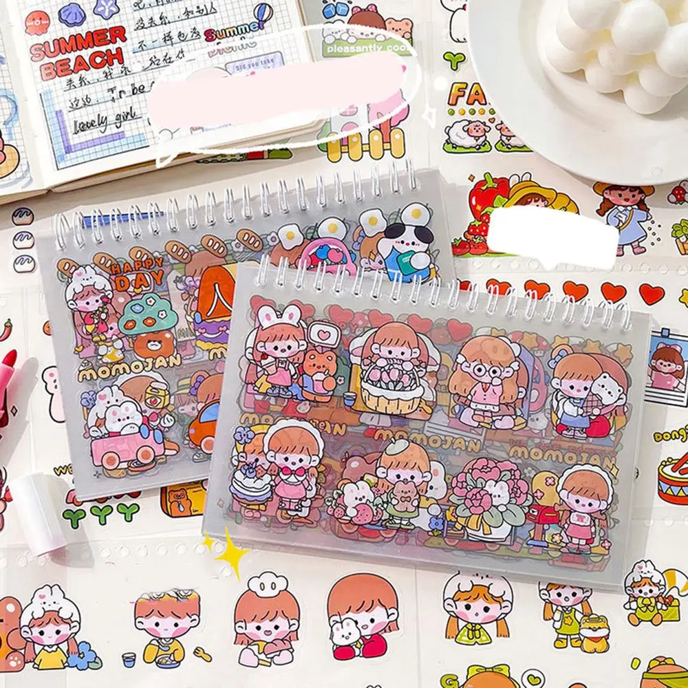 

Stickers Photo Album Bear Journal Hand Account Stationery Sticker Cartoon Stickers PET Sticker Book Scrapbook Decals