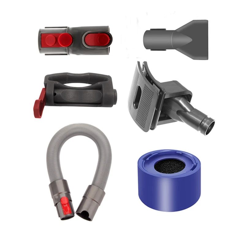 

Комплект аксессуаров для пылесоса Dyson V8 V7 V10 V11, шланг для пылесоса, адаптер щетки из ПЭТ, щетка для отверстия воздуха, замок