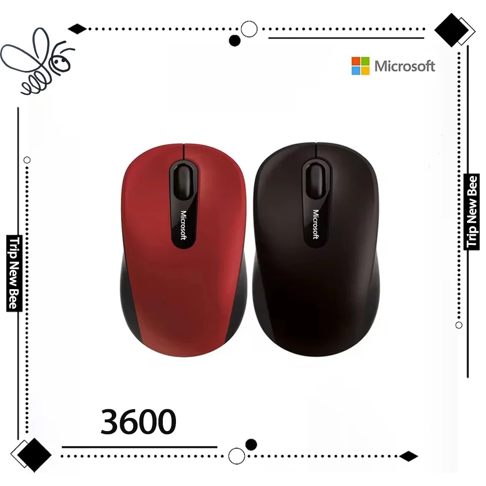 Беспроводная мышь Microsoft 3600, bluetooth 2,4, ГГц, портативная ...