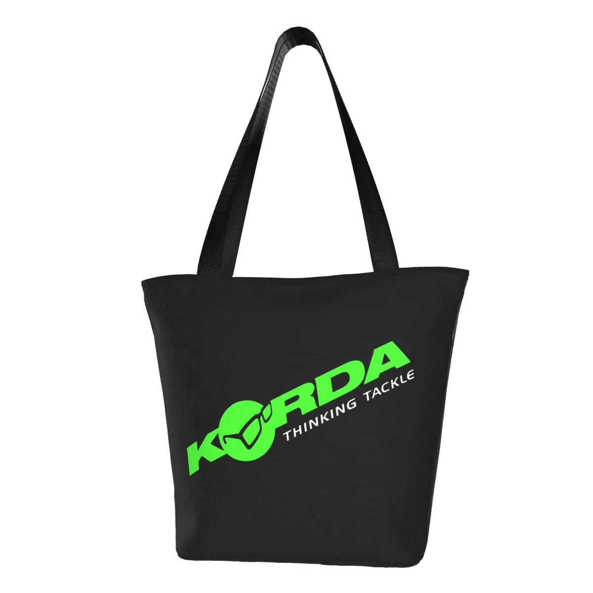

Забавные сумки-тоуты Korda для покупок с логотипом рыбалки, многоразовые сумки для рыбы, карпа, рыбака, подарок, холщовые сумки для покупок, сум...