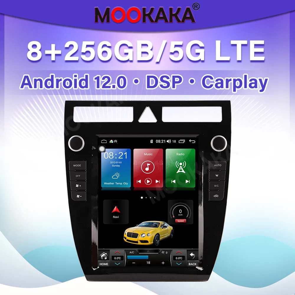 

For Audi A6 Vertical Screen 1999-2003 Android 11 Car Multimedid player Auto Radio GPS Navigation Audio Stereo