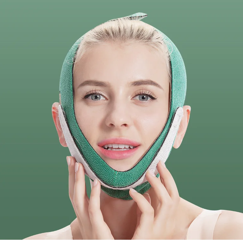 

Full Cover V Face Strap Lift Belt Facial Shape Line Chin Cheek Lifting Bandage Graphene V Face Skin Care Anti Wrinkle Bandage