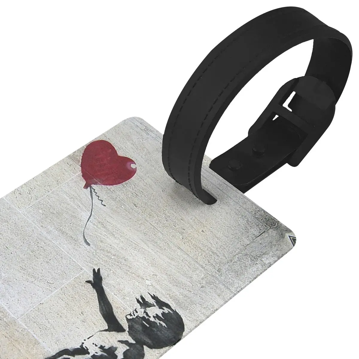 Ярлык для багажа с красным воздушным шаром