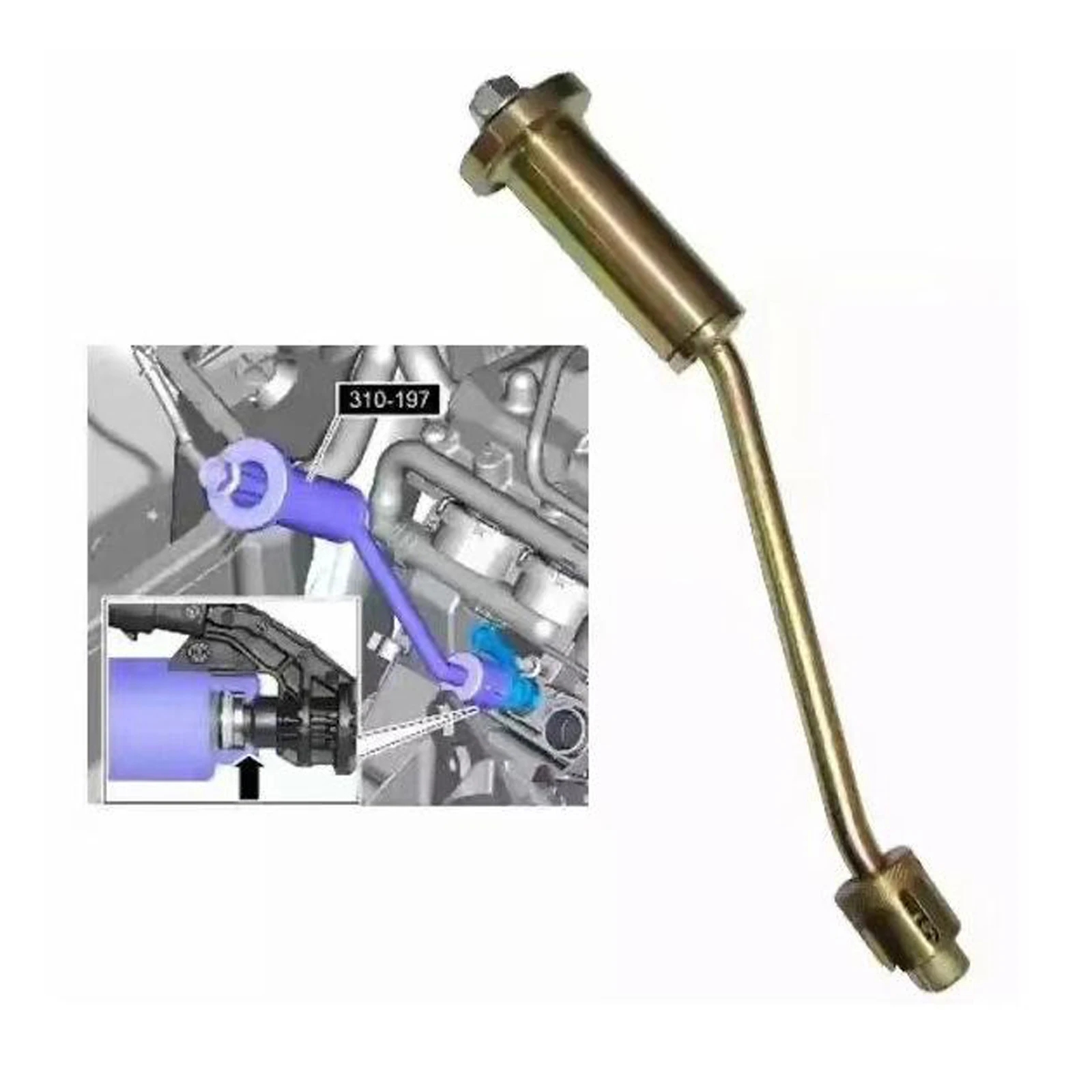 

310-197 New Fuel Injector Removal Installer Puller Tool Oil Pump Remover 5.0