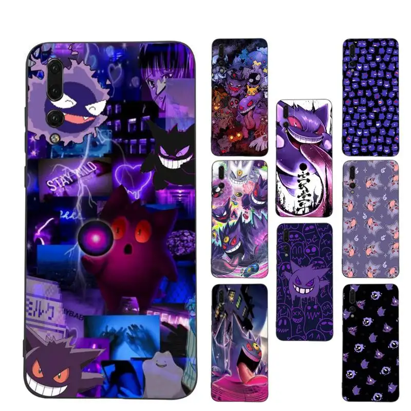 

Animal P-Pokemon Gengar Phone Case for Huawei P30 40 20 10 8 9 lite pro plus Psmart2019