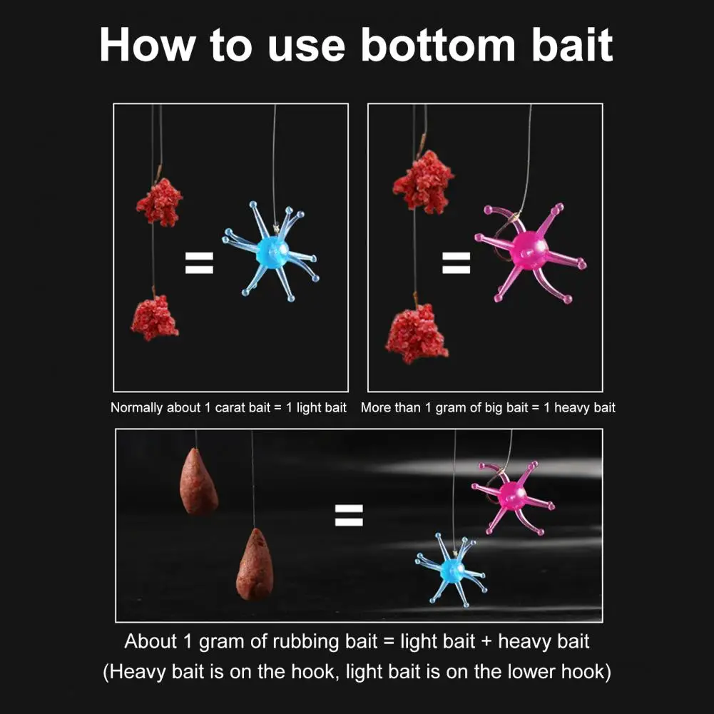 

2Pcs Fishing Float Small Lightweight Multifunctional Quick Bottom Finding Fishing Drifters Fast Bottom Finder for Fisherman