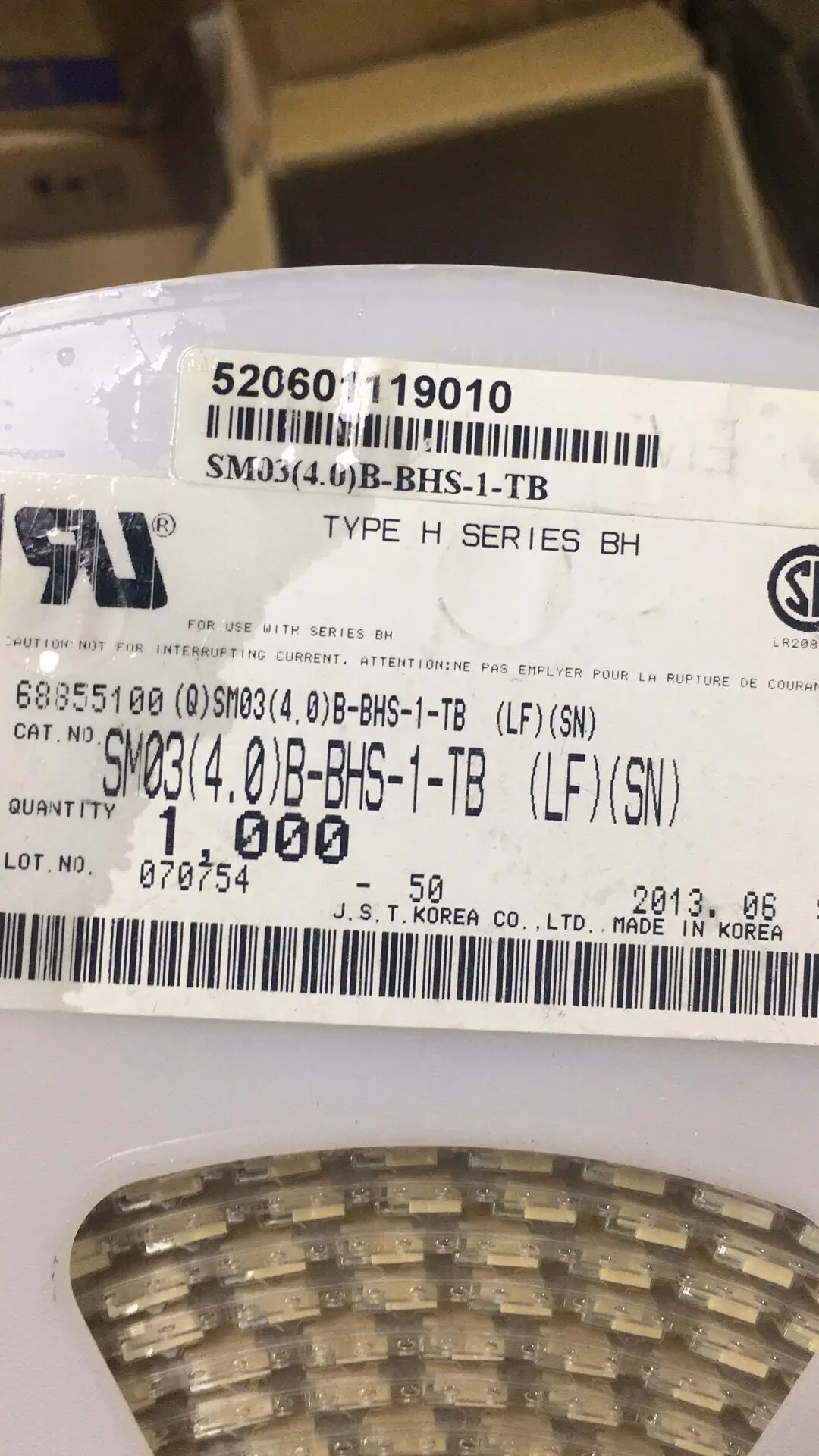 SM03 (4,0) B-BHS-1-TB 3P dip соединитель