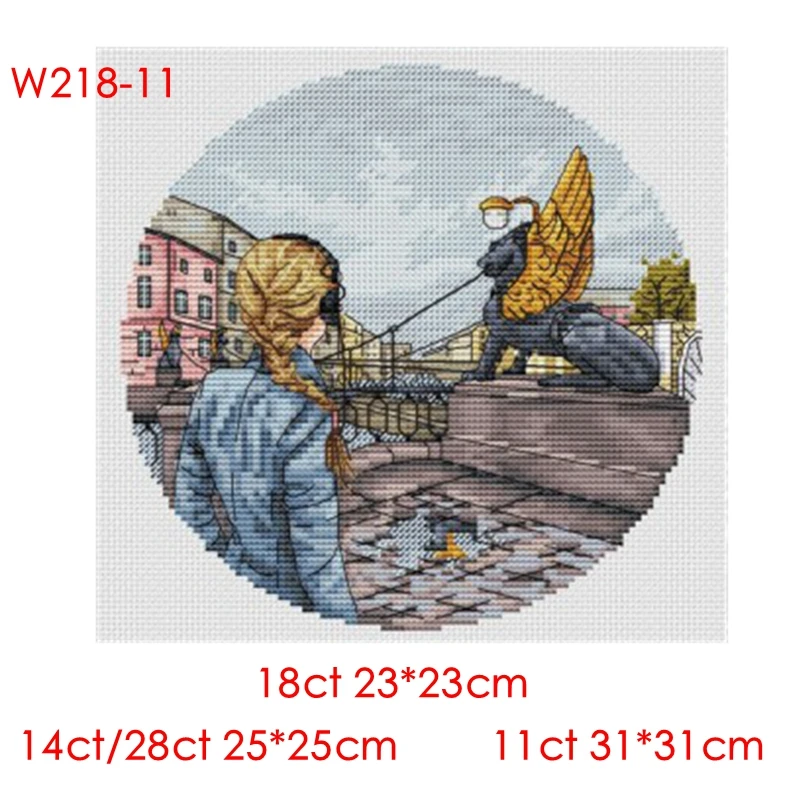 Набор для вышивки крестиком 11 дюймов 28ct 18ct 14ct 11ct