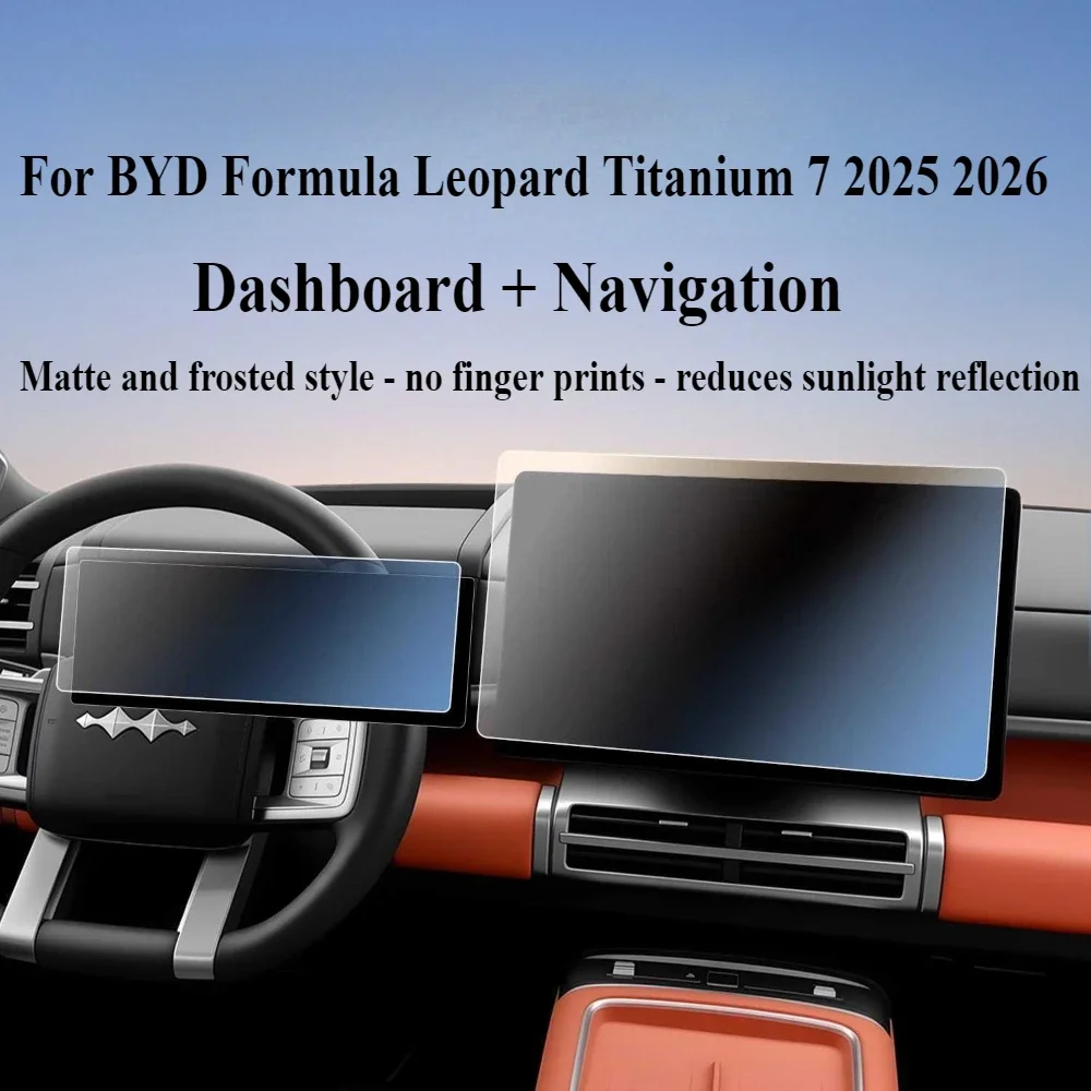 

Автомобильные аксессуары из закаленного стекла для BYD Formula Leopard Titanium 7 2025 2026, ЖК-навигация, сенсорный экран, защитная пленка