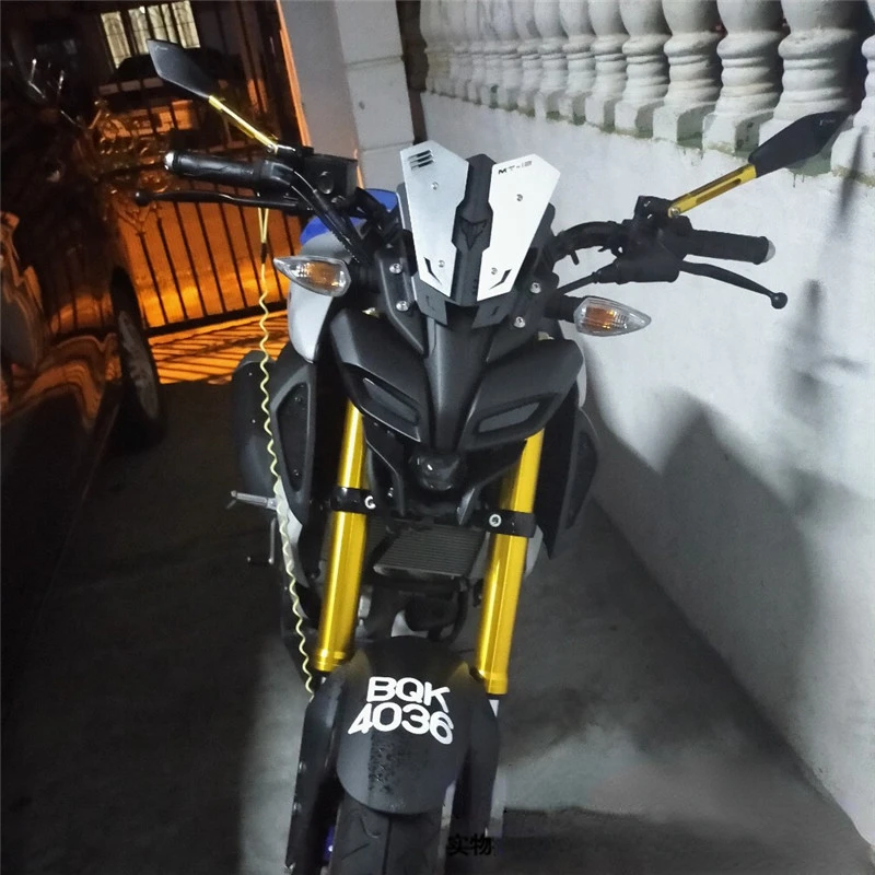 

Подходит для Yamaha MT15 19-20 лет модифицированный алюминиевый сплав переднее ветровое стекло инструмент декоративная крышка маленький дефлекто...